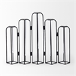 Pemberly Row 13.4Lx2.5Wx11H Metal And Glass Decorative Accent in Black