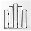 Pemberly Row 13.4Lx2.5Wx11H Metal And Glass Decorative Accent in Black