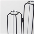 Pemberly Row 13.4Lx2.5Wx11H Metal And Glass Decorative Accent in Black