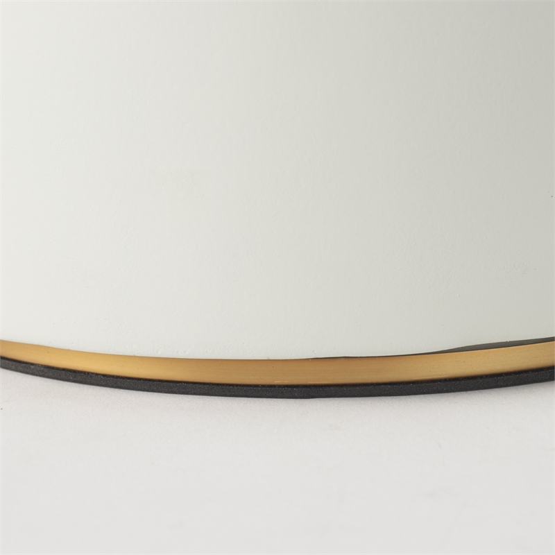 Pemberly Row 18Lx18Wx30.75H Light Base with Cream Shade Table Lamp