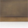 Pemberly Row Contemporary Aluminium Tray - Small Size in Gold