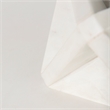 Pemberly Row Contemporary 5.5 Lx5.5 Wx8.5 H White Marble Decor Stand