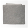 Pemberly Row Contemporary Flint Gray Slipcover Upholstered Arm Chair