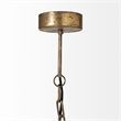 Pemberly Row 36Lx36Wx38H Gold Metal Globe Six Bulb Chandelier