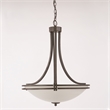 Pemberly Row Contemporary 4 Lights Pendant Lighting in Brown