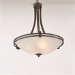 Pemberly Row Contemporary 4 Lights Pendant Lighting in Brown