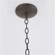 Pemberly Row Contemporary 4 Lights Pendant Lighting in Brown