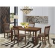 Pemberly Row 5-piece Wood Table and Dining Chair Set in Mahogany