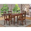 Pemberly Row 5-piece Traditional Wood Dining Set in Mahogany