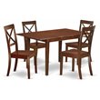 Pemberly Row 5-piece Traditional Wood Dining Set in Mahogany