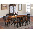 Pemberly Row 9-piece Wood Table and Dining Chair Set in Black