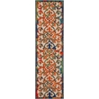 Pemberly Row Contemporary 2'x6' Multicolor Indoor/Outdoor Rug