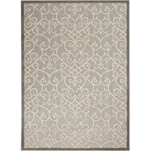Pemberly Row Contemporary 3'6&quotx5'6&quot Natural Indoor/Outdoor Rug
