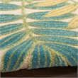 Pemberly Row 10'x14' Green Multicolor Fabric Outdoor Area Rug (10'x14')