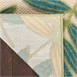 Pemberly Row 12'x15' Green Multicolor Fabric Outdoor Area Rug (12'x15')