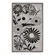 Pemberly Row Modern / Contemporary 3'x4' Black White Fabric Area Rug