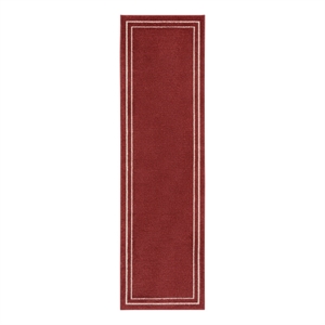 Pemberly Row 2'2&quotx7'6 Brick/Ivory Contemporary Indoor/Outdoor Rug