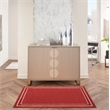 Pemberly Row 3'x5' Brick/Ivory Contemporary Indoor/Outdoor Rug