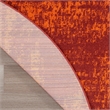 Pemberly Row Modern / Contemporary 4' Round Red Indoor/Outdoor Rug
