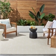 Pemberly Row Contemporary Home 6'x9' Fabric Beige Ivory Area Rug