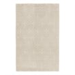 Pemberly Row Modern / Contemporary 4'x6' Ivory Beige Fabric Area Rug