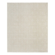 Pemberly Row Modern / Contemporary 5'x7' Ivory Beige Fabric Area Rug