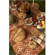 Pemberly Row Modern / Contemporary 5'x7' Copper Fabric Area Rug