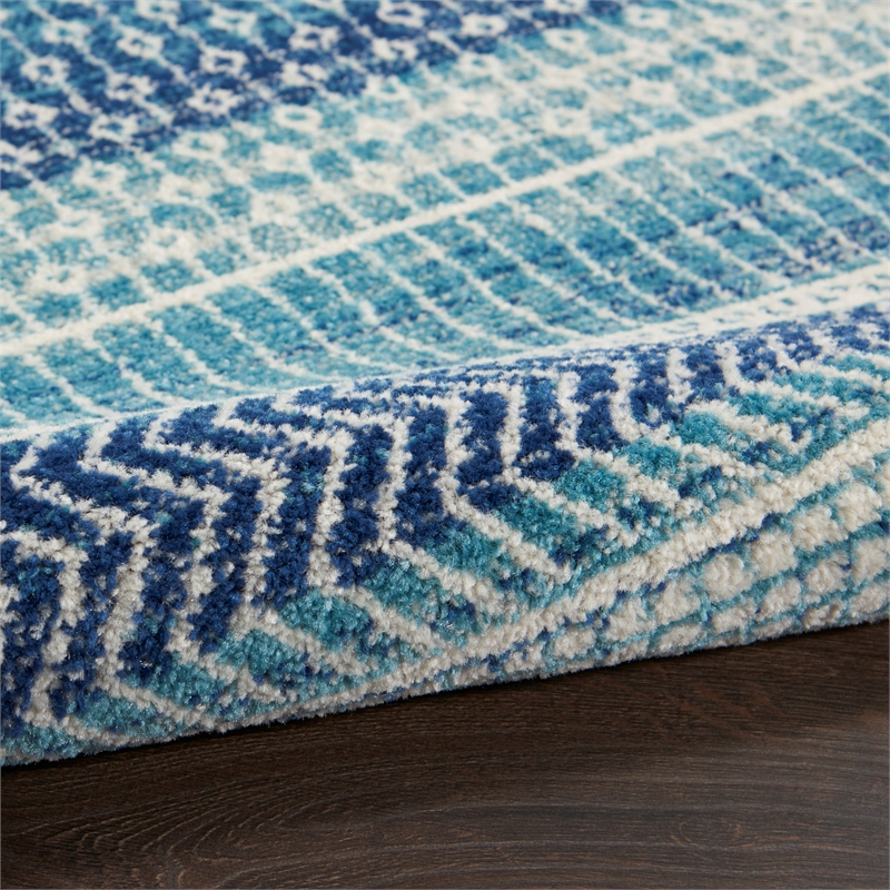 Pemberly Row Modern / Contemporary Home 6'x9' Navy Blue Area Rug