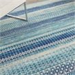 Pemberly Row Modern / Contemporary Home 6'x9' Navy Blue Area Rug