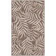 Pemberly Row Modern / Contemporary Home 2'x4' Mocha Area Rug