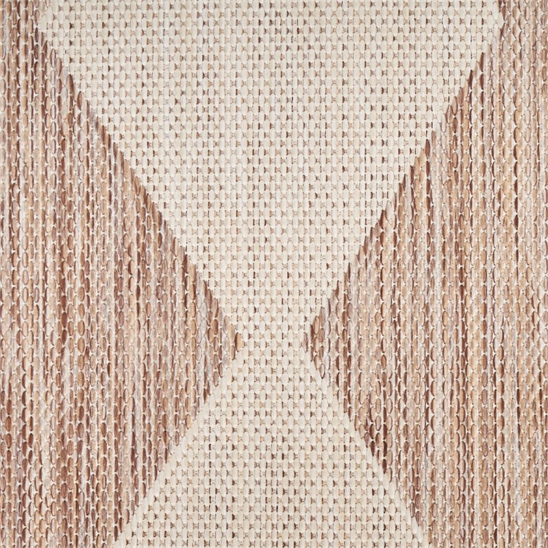 Pemberly Row Modern / Contemporary Home 6'x9' Fabric Beige Area Rug