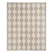 Pemberly Row Modern / Contemporary Home 6'x9' Fabric Beige Area Rug