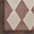 Pemberly Row Contemporary Home 4'x6' Fabric Natural Area Rug