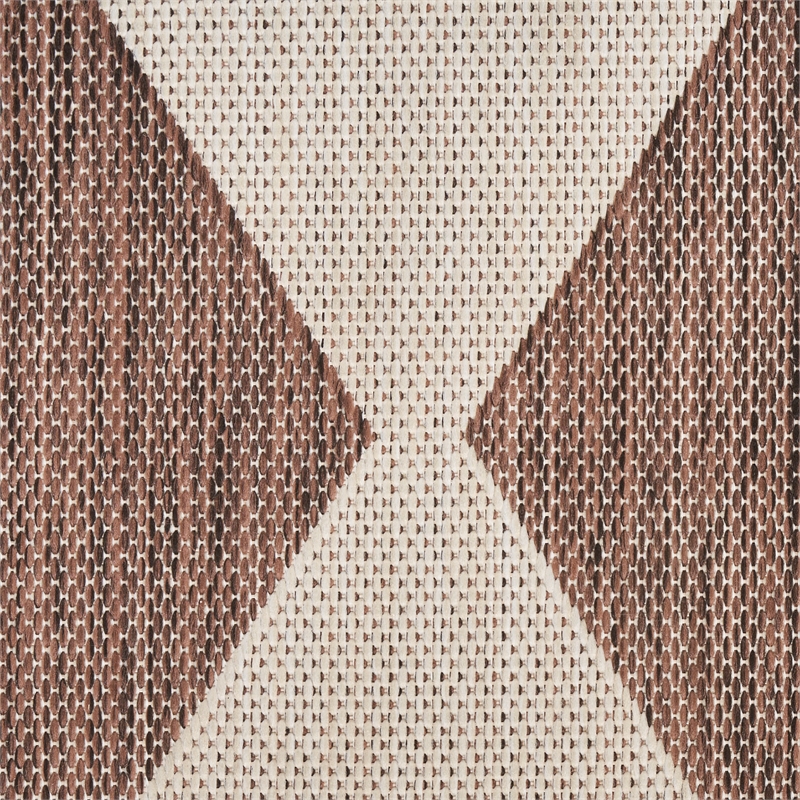 Pemberly Row Contemporary Home 4'x6' Fabric Natural Area Rug