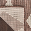 Pemberly Row Contemporary Home 8'x10' Fabric Natural Area Rug