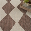 Pemberly Row Contemporary Home 8'x10' Fabric Natural Area Rug