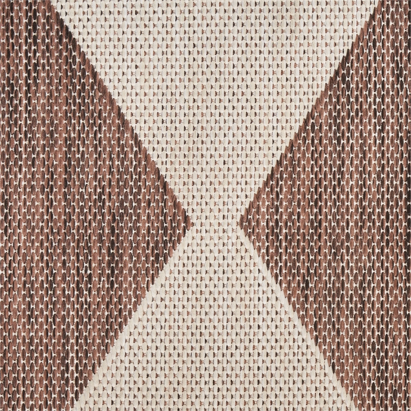 Pemberly Row Contemporary Home 8'x10' Fabric Natural Area Rug