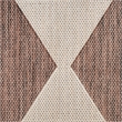 Pemberly Row Contemporary Home 8'x10' Fabric Natural Area Rug