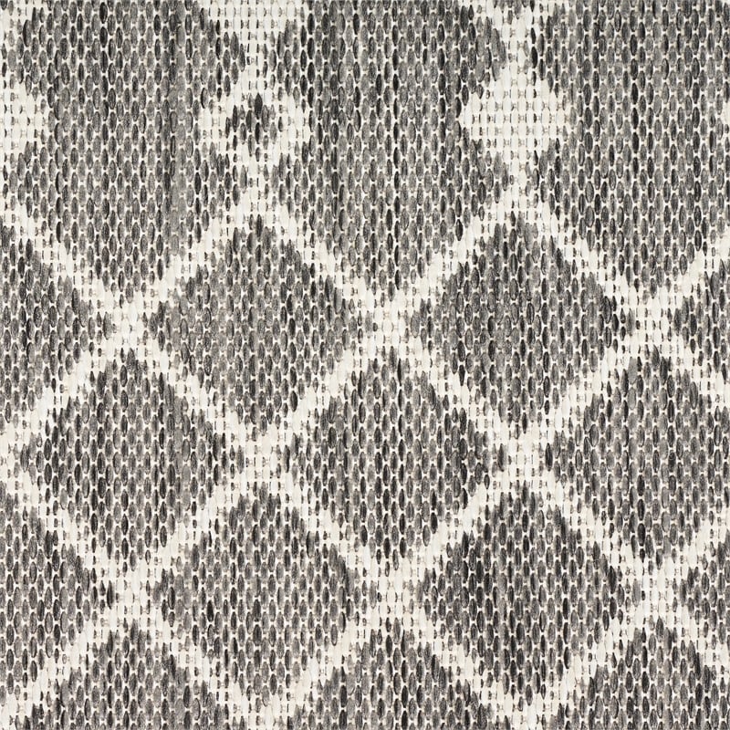 Pemberly Row Modern / Contemporary 5'x7' Fabric Charcoal Area Rug