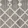 Pemberly Row Modern / Contemporary 5'x7' Fabric Charcoal Area Rug