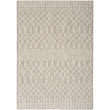 Pemberly Row Modern / Contemporary 7'x10' Fabric Light Gray Area Rug