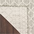 Pemberly Row Modern / Contemporary 8'x10' Fabric Light Gray Area Rug