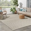 Pemberly Row Modern / Contemporary 8'x10' Fabric Light Gray Area Rug