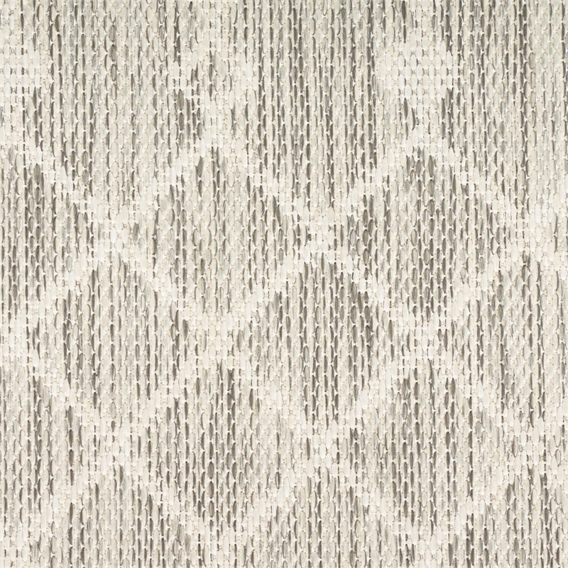 Pemberly Row Modern / Contemporary 8'x10' Fabric Light Gray Area Rug
