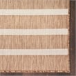 Pemberly Row Modern / Contemporary 9'x12' Fabric Jute Ivory Area Rug