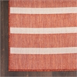 Pemberly Row Modern / Contemporary 7'x10' Fabric Terracotta Area Rug