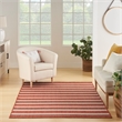 Pemberly Row Modern / Contemporary 7'x10' Fabric Terracotta Area Rug