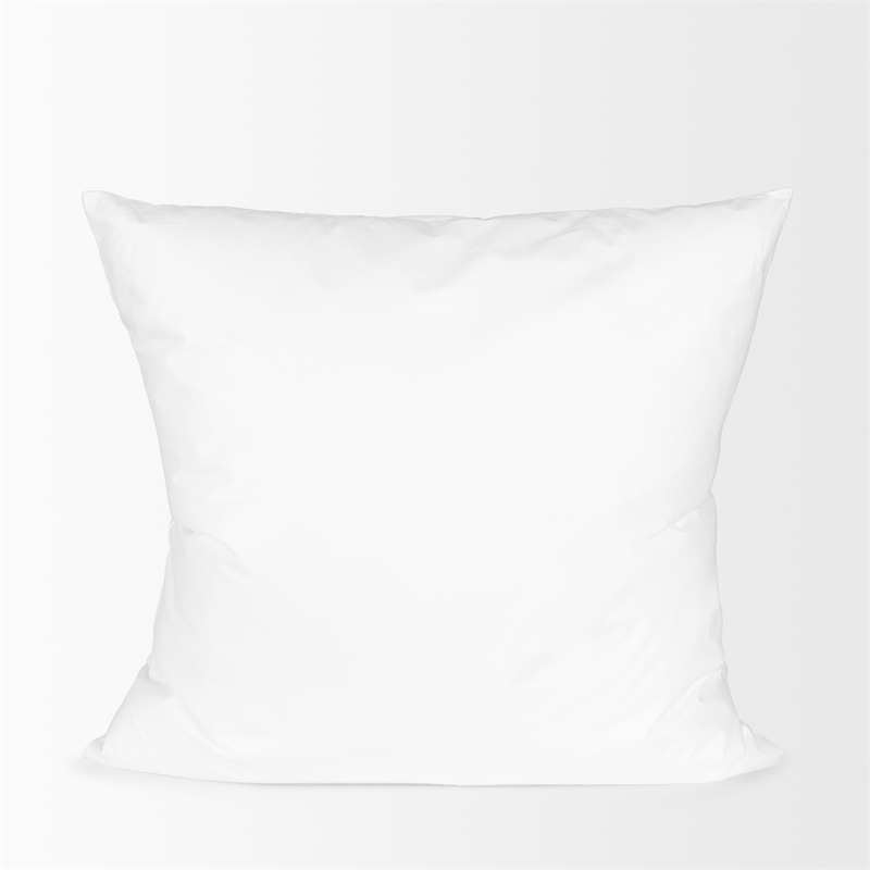 Pemberly Row Contemporary 22x22 Non-Allergen White Fabric Pillow insert
