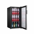 Pemberly Row Can/Beverage Refrigerator in Stainless Steel Silver