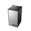 Pemberly Row Can/Beverage Refrigerator in Stainless Steel Silver